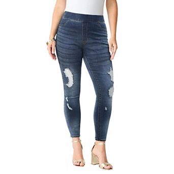 Roaman's Women's Plus Size Plus Size 360° Stretch Jegging