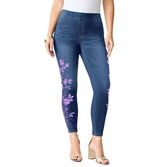 Roaman's Women's Plus Size Plus Size 360° Stretch Jegging