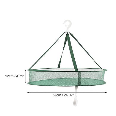 Durable Single Layer Clothes Drying Basket for Balcony 4.72"x24.02" 44L