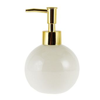 Simple Round Soap Pump Dispenser for Bathroom Hotel Laundry Rooms 300ml 1 pc