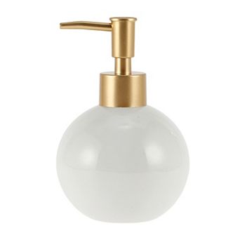 Simple Round Soap Pump Dispenser for Bathroom Hotel Laundry Rooms 300ml 1 pc