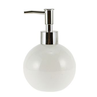 Simple Round Soap Pump Dispenser for Bathroom Hotel Laundry Rooms 300ml 1 pc