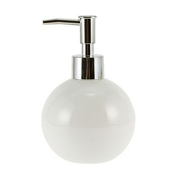 Simple Round Soap Pump Dispenser for Bathroom Hotel Laundry Rooms 300ml 1 pc