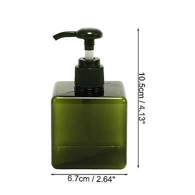 Simple Square Soap Pump Dispenser for Bathroom Laundry Rooms 250ml 1 Pcs