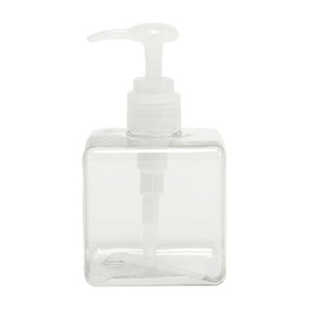 Simple Square Soap Pump Dispenser for Bathroom Laundry Rooms 250ml 1 pc