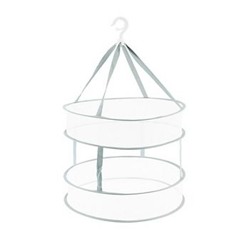 Durable Double Layer Clothes Drying Basket for Balcony 4.72"x18.9" 55L