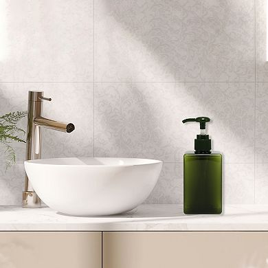 Simple Square Soap Pump Dispenser for Bathroom Laundry Rooms 200ml 1 Pcs