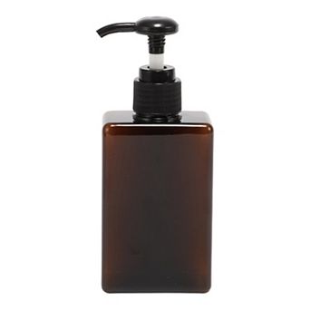 Simple Square Soap Pump Dispenser for Bathroom Laundry Rooms 200ml 1 pc