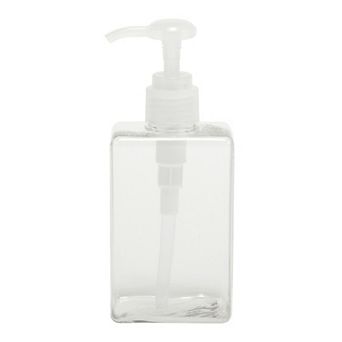 Simple Square Soap Pump Dispenser for Bathroom Laundry Rooms 200ml 1 pc