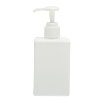 Simple Square Soap Pump Dispenser for Bathroom Laundry Rooms 200ml 1 pc
