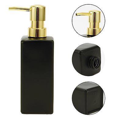 Classic Square Soap Pump Dispenser for Laundry Rooms Hotels Kitchen 350ml 1 Pcs