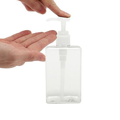 Simple Square Soap Pump Dispenser for Bathroom Hotel 280ml 1 Pcs