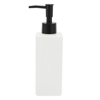 Elegant Square Soap Pump Dispenser for Laundry Rooms Hotels RV 350ml 1 pc