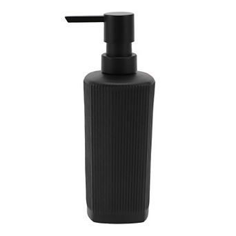 Classic Vertical Lines Soap Pump Dispenser for Bathroom Hotels 350ml 1 pc