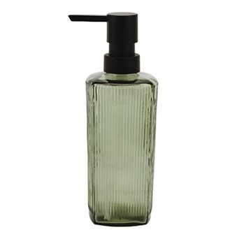 Classic Vertical Lines Soap Pump Dispenser for Bathroom Hotels 350ml 1 pc