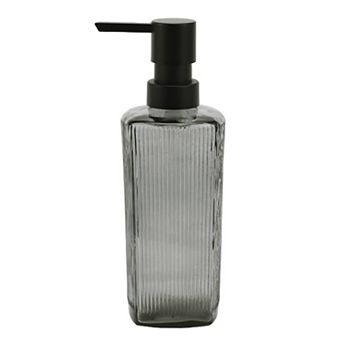 Classic Vertical Lines Soap Pump Dispenser for Bathroom Hotels 350ml 1 pc