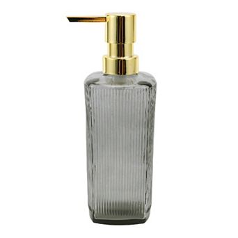 Classic Vertical Lines Soap Pump Dispenser for Bathroom Hotels 350ml 1 pc