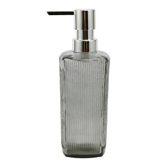 Classic Vertical Lines Soap Pump Dispenser for Bathroom Hotels 350ml 1 pc