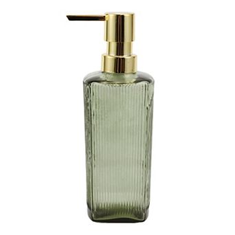 Classic Vertical Lines Soap Pump Dispenser for Bathroom Hotels 350ml 1 pc