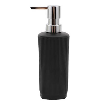 Classic Vertical Lines Soap Pump Dispenser for Bathroom Hotels 350ml 1 pc