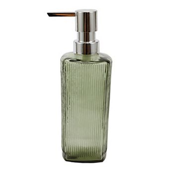 Classic Vertical Lines Soap Pump Dispenser for Bathroom Hotels 350ml 1 pc