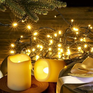 12 Pcs Flameless Votive Candles With Remote Timer