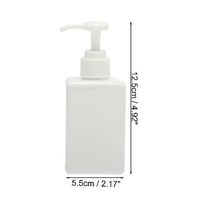 Simple Square Soap Pump Dispenser for Bathroom Laundry Rooms 150ml 1 Pcs