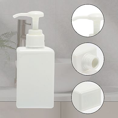 Simple Square Soap Pump Dispenser for Bathroom Laundry Rooms 150ml 1 Pcs