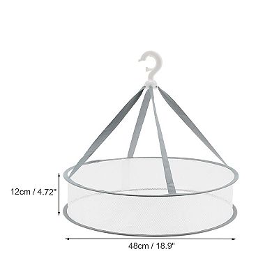 Durable Single Layer Clothes Drying Basket for Balcony 4.72"x18.9" 27L
