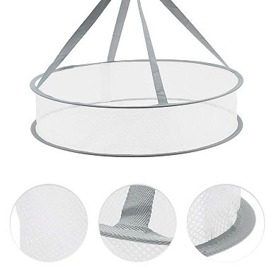 Durable Single Layer Clothes Drying Basket for Balcony 4.72"x18.9" 27L