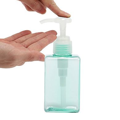 Simple Square Soap Pump Dispenser for Bathroom Laundry Rooms 100ml 1 Pcs