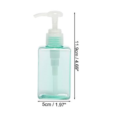 Simple Square Soap Pump Dispenser for Bathroom Laundry Rooms 100ml 1 Pcs