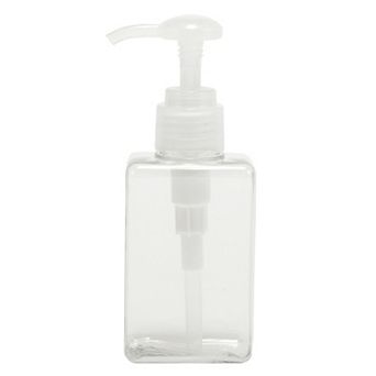 Simple Square Soap Pump Dispenser for Bathroom Laundry Rooms 100ml 1 pc