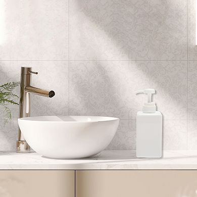 Simple Square Soap Pump Dispenser for Bathroom Laundry Rooms 450ml 1 Pcs