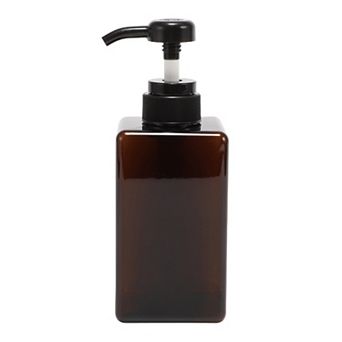 Simple Square Soap Pump Dispenser for Bathroom Laundry Rooms 450ml 1 pc