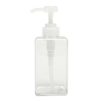 Simple Square Soap Pump Dispenser for Bathroom Laundry Rooms 450ml 1 pc