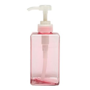 Simple Square Soap Pump Dispenser for Bathroom Laundry Rooms 450ml 1 pc