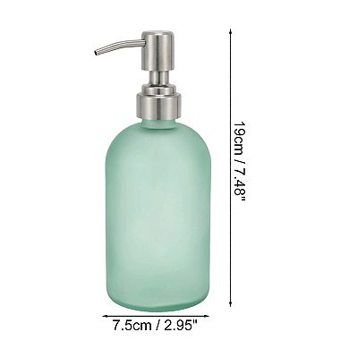 Simple Cylindrical Soap Pump Dispenser for Kitchen Bathroom Hotels 400ml 1 Pcs