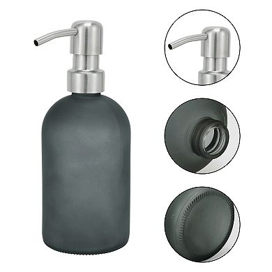Simple Cylindrical Soap Pump Dispenser for Kitchen Bathroom Hotels 400ml 1 Pcs