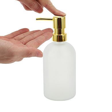 Classic Cylindrical Soap Pump Dispenser for Laundry Room Hotels 400ml 1 Pc