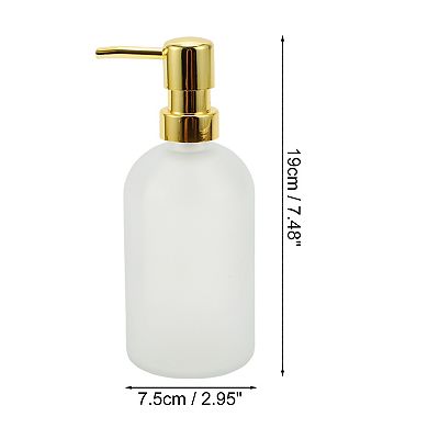 Classic Cylindrical Soap Pump Dispenser for Laundry Room Hotels 400ml 1 Pc