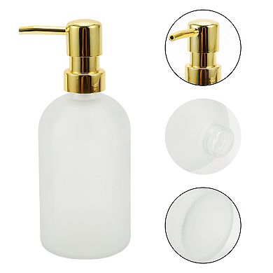 Classic Cylindrical Soap Pump Dispenser for Laundry Room Hotels 400ml 1 Pc