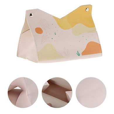 1Pc Durable Pattern Tissue Box Cover for Living Room Table Desk