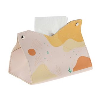 1 pc Durable Pattern Tissue Box Cover for Living Room Table Desk