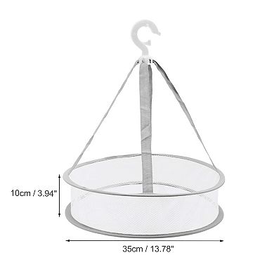 Durable Single Layer Clothes Drying Basket for Balcony 3.94"x 13.78" 12L 1 Pcs