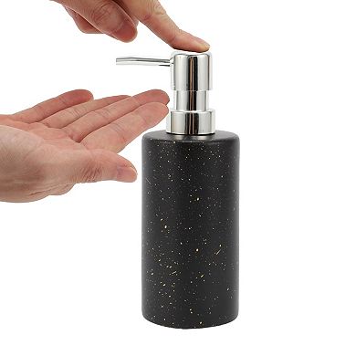 Simple Cylindrical Soap Pump Dispenser for Bathroom Hotels Motel 350ml 1 Pcs