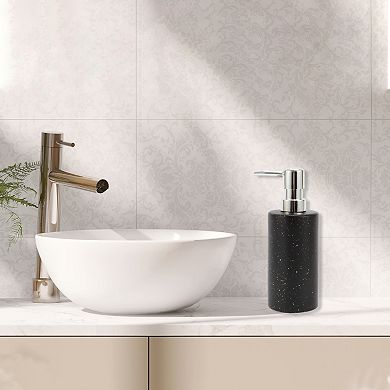Simple Cylindrical Soap Pump Dispenser for Bathroom Hotels Motel 350ml 1 Pcs