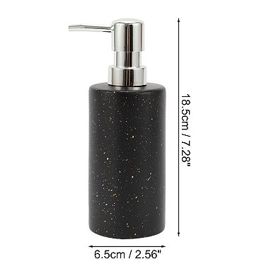 Simple Cylindrical Soap Pump Dispenser for Bathroom Hotels Motel 350ml 1 Pcs