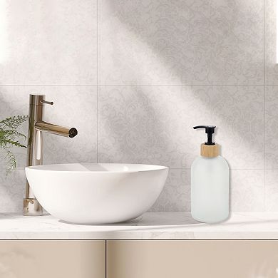 Classic Cylindrical Soap Pump Dispenser for Laundry Room Hotel 400ml 1 Pcs