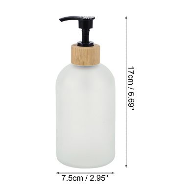 Classic Cylindrical Soap Pump Dispenser for Laundry Room Hotel 400ml 1 Pcs